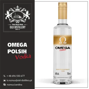 OMEGA Premium Fine Quality Vodka, Produced in Poland