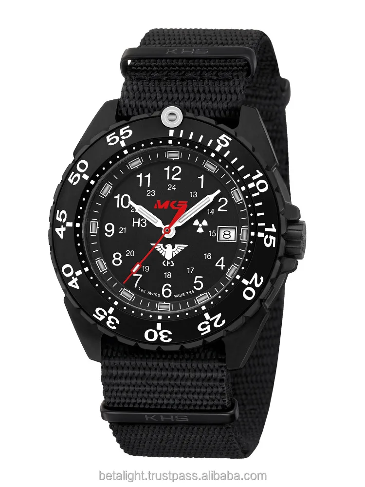 军事战术enforcer黑色钢制手表 - buy military watch,stainless