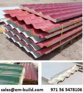 Tile Profile/ Trapezoidal/ Corrugated / Flat Sandwich Panels Suppliers ...