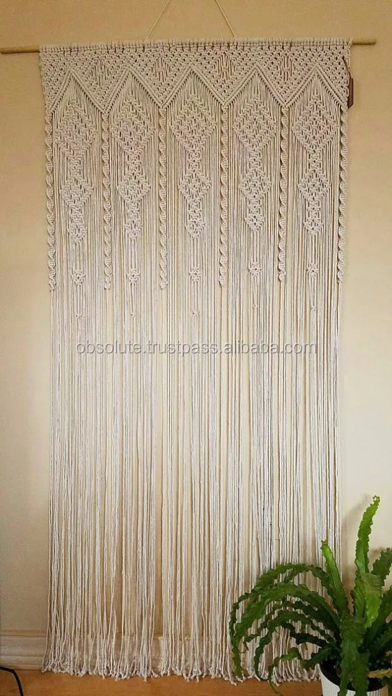 macrame fatto a mano tenda tenda sfondo di nozze