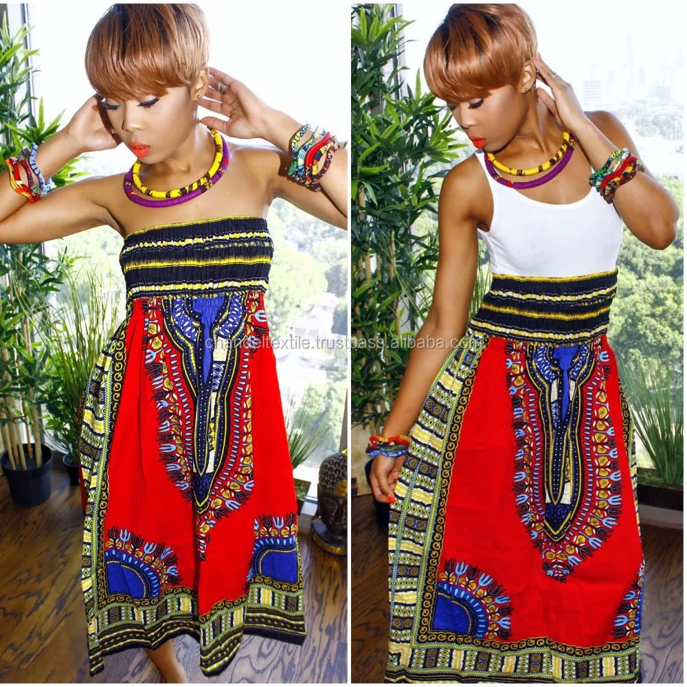 African Dashiki Dress for Women Traditional Maxi Party Dress