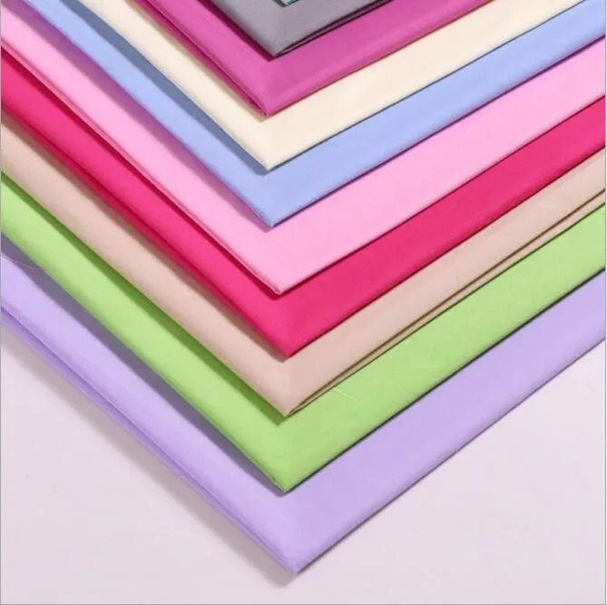 100% хлопчатобумажная муслиновая ткань C80 * 80 90*88 цветная тонкая хлопчатобумажная ткань