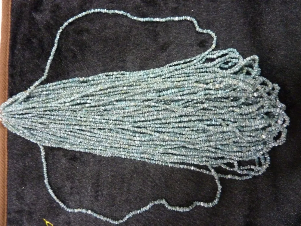 Wholesale Price Coszcatl Exports Natural Real Diamonds Raw Rough Bead 2-4 mm 15 Inch Strand Blue White Light Brown Model