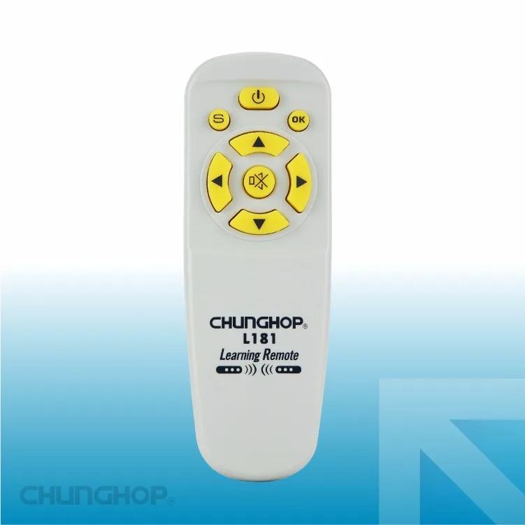 8ボタンスマートリモートOEMCHUNGHOPL181赤外線学習リモコンTV