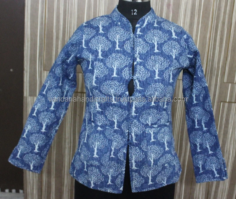 ethnic quilted jacket