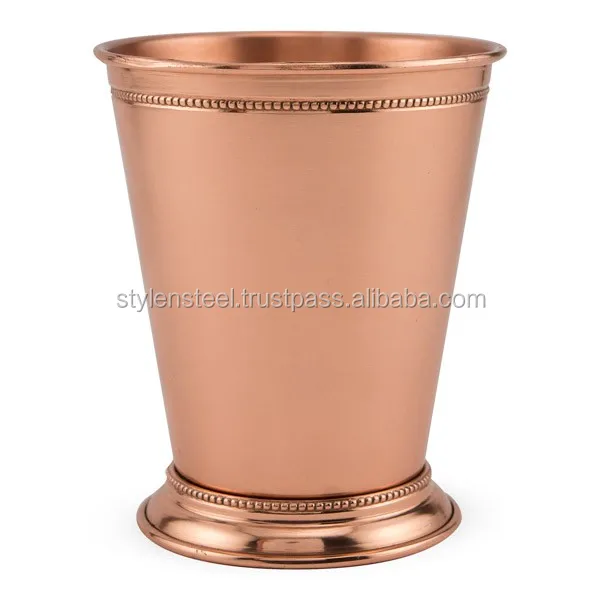 APS Tazza Julep In Acciaio Inox Con Look Rame – Capacità 0,35 L, Diametro 8,5 Cm – Bicchiere Moderno Per Cocktail, Design Funzionale, Prodotto In Germania