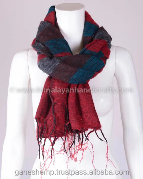 Шаль из гималайской шерсти яка HYWS 301 d