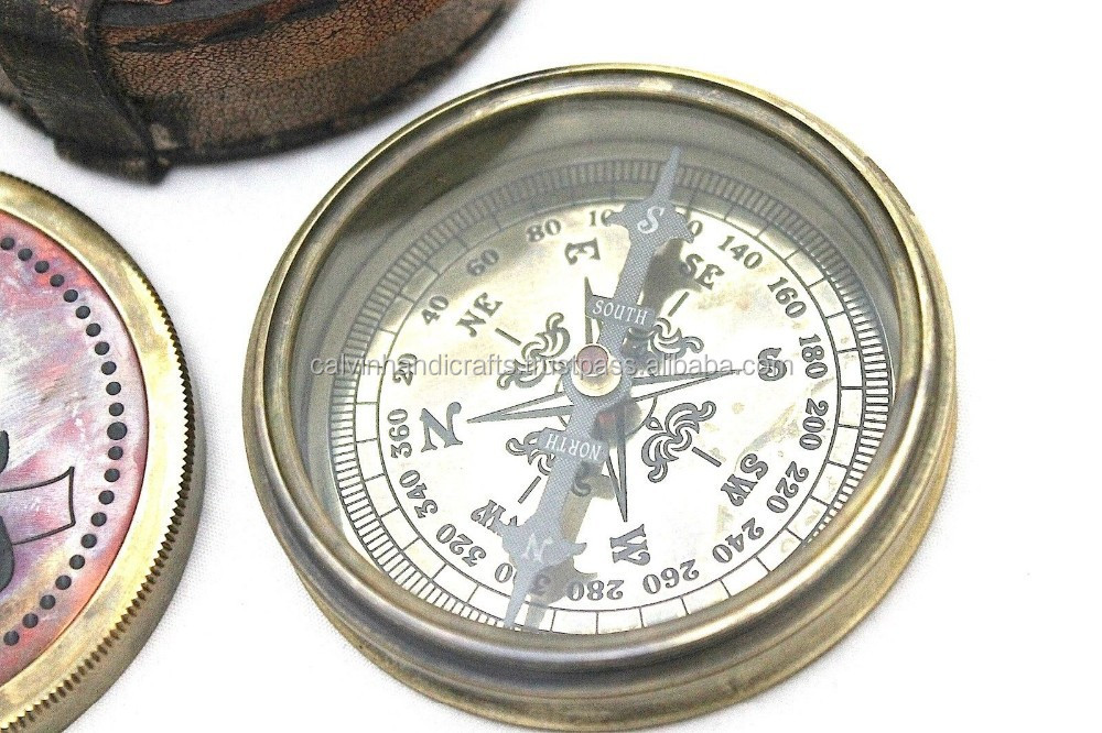 Sherlock Holmes Collectible Compass brass Compass With Leather Case Buy Screw