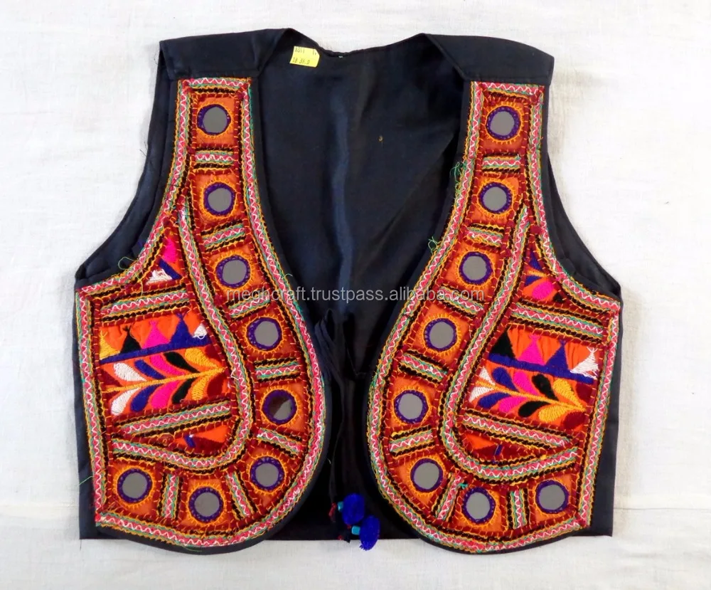 Ethnic Jacket for Women Waist Coat Stylish Cotton Handmade Navratri  Traditional Rajasthani Embroidered Mirror Work Gujrati Kutchi Koti for  Girls – Bust Size 34-38 Inches – Hinduism & Science