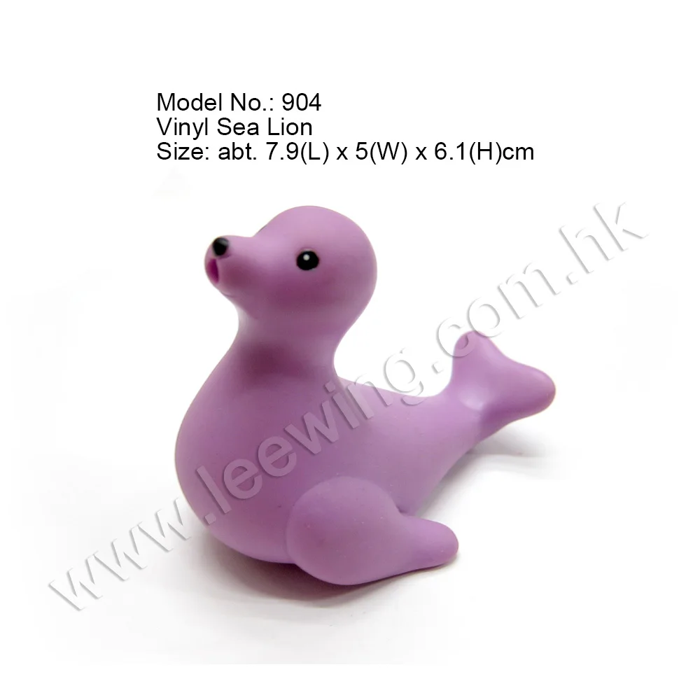 Green  Rubber Toy Sea Lion 