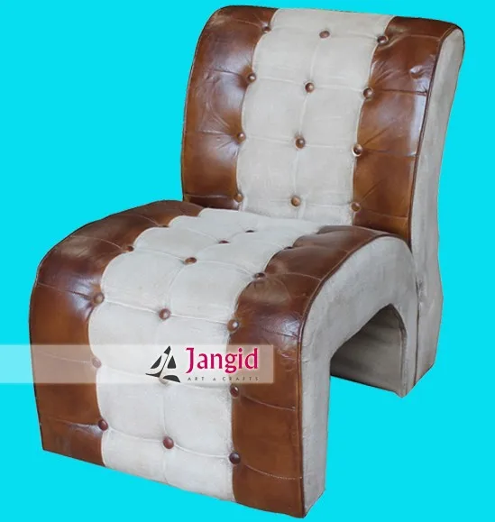 Leather Canvas Upholstery Fabric Sofa Chair India Manufacturer And Supplier Buy Single Sofa Chair Vintage Leather Furniture Exporter Living Room Furniture India Product On Alibaba Com