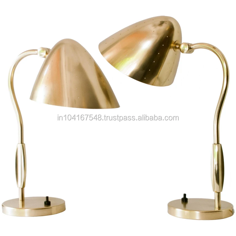 Decorative hotel use lamp, brass lamp,gold lamp