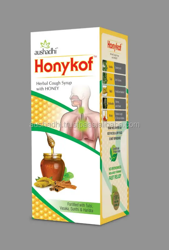 Ayurvedic dry cough syrup with tulsi