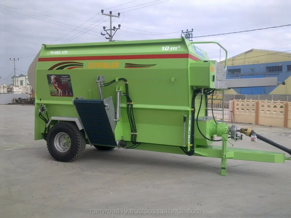 Cattle Feed Mixer Wagon For Sale Horizontal Auger With Digital Loadcell