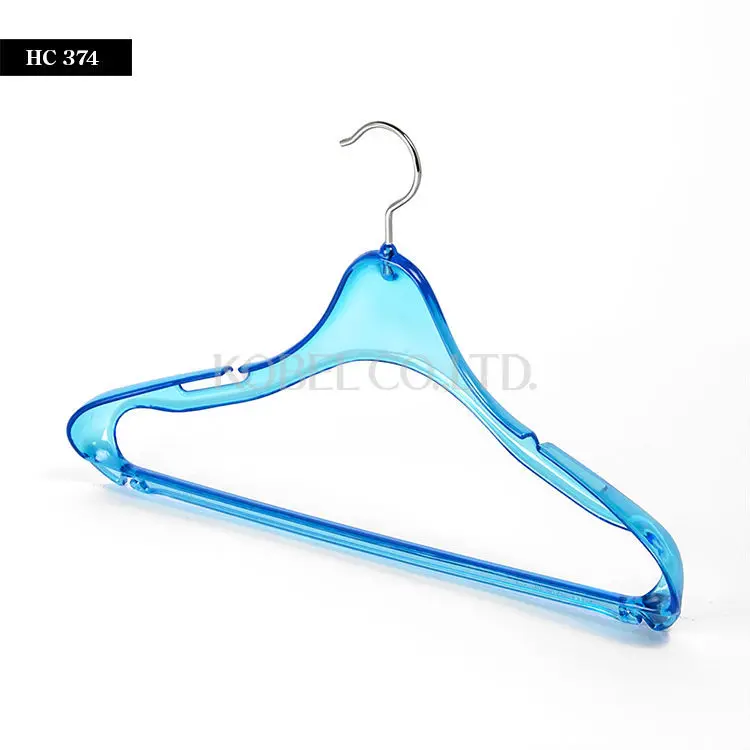 Japanese Sophisticated Plastic Transparent Green Hanger XG2286G_0060  Japanese Manufacturer Emerald Color Clothes Hanger