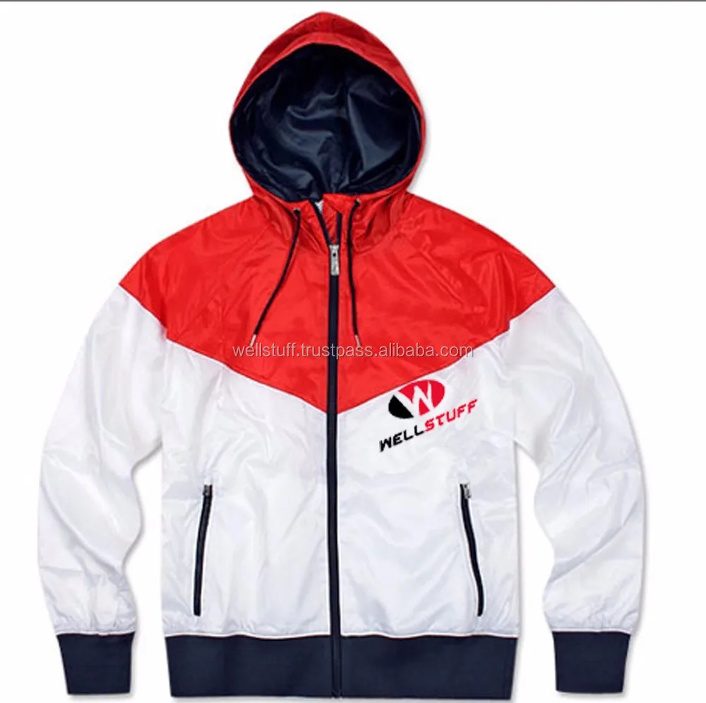 lightweight windbreaker with hood