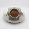 Cream and Marbled Light Grey