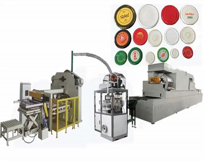 Automatic Twist off Cap Making Machine Lug Cap Making Line Twist off Cap Production Line for Glass Jars or Bottles