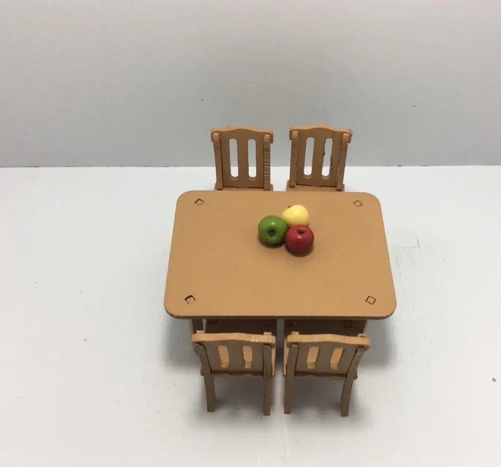 Wooden Toy Chicken Set Mini Dining Table And Chairs For Children Buy Wood Kits For Kids