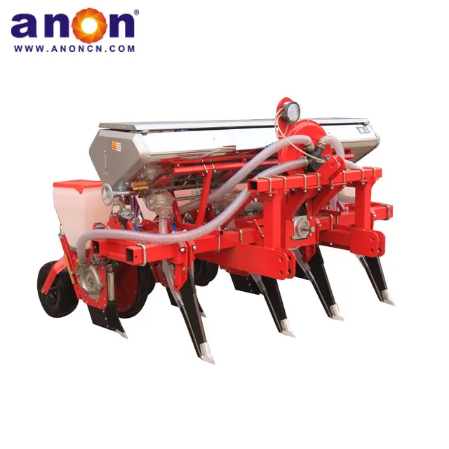 ANON Factory Price  Machine 4 Row Pneumatic Planter  Machine Sweet Corn Planter 4 Row Corn Planter