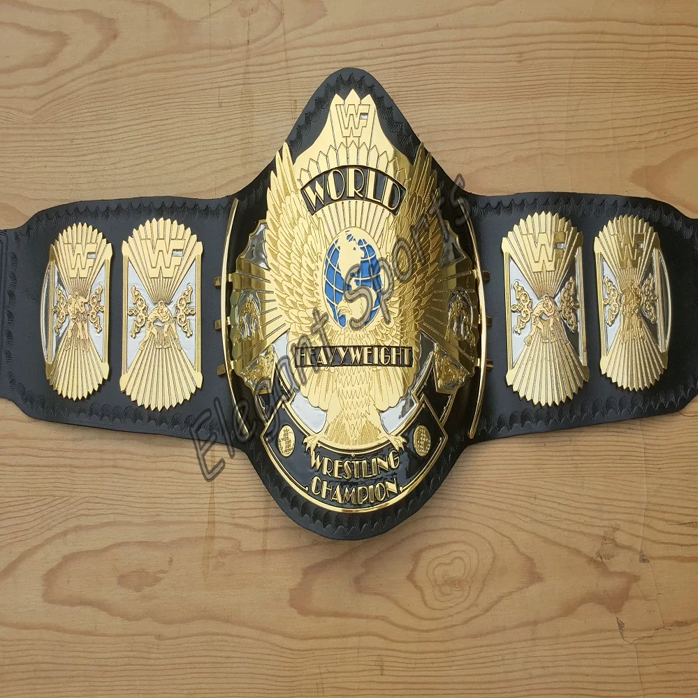 WWF 4mm Winged Eagle World heavyweight Wrestling Championship Adult Replica Belt 