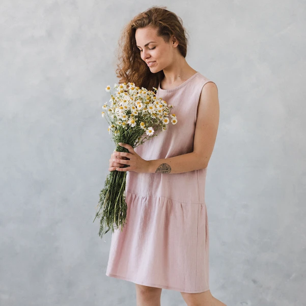 swing dress knee length