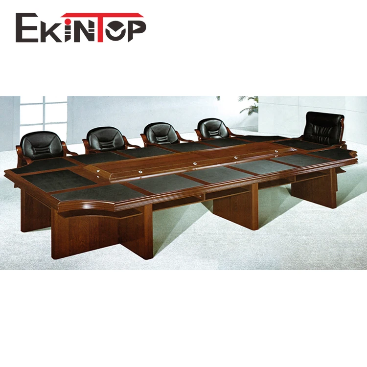 Wooden Veneer Small Meeting Table for Conference Room