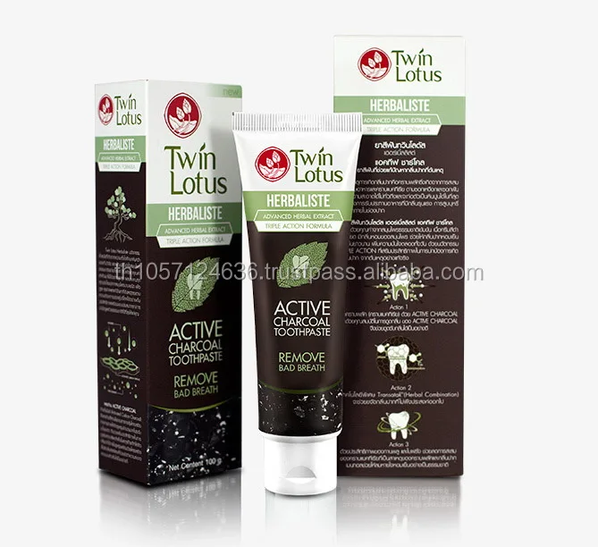 twin lotus active charcoal toothpaste