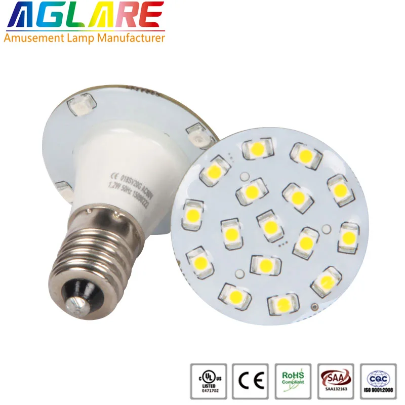 E14 Led Bulbs 60v  Amusement Rides RGB Led Fairground Lights Bulbs Amusement Parks Light