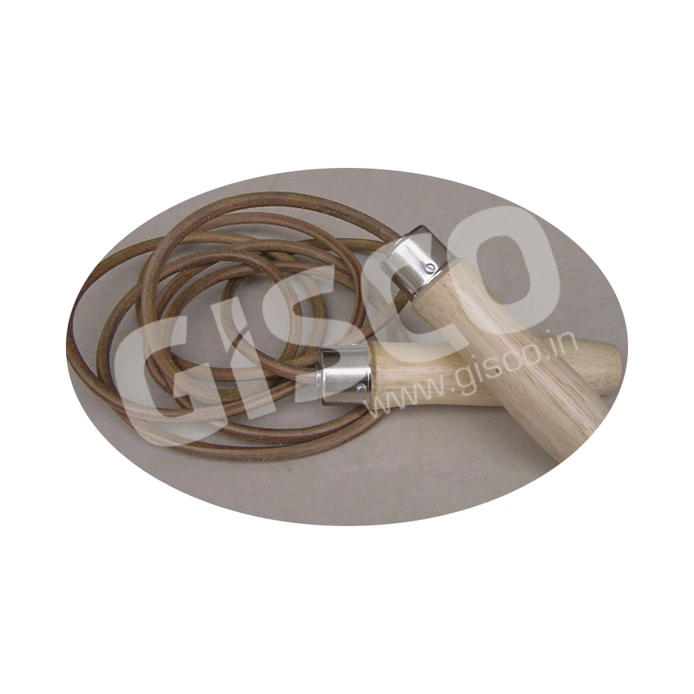 
 Fitness Accessories Leather Ball Bearing Skipping Ropes  