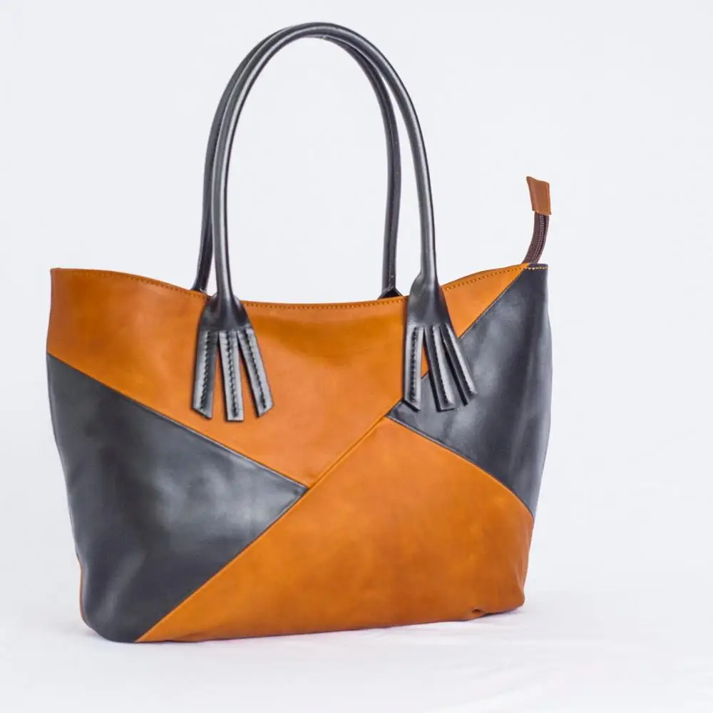 pure leather ladies handbags