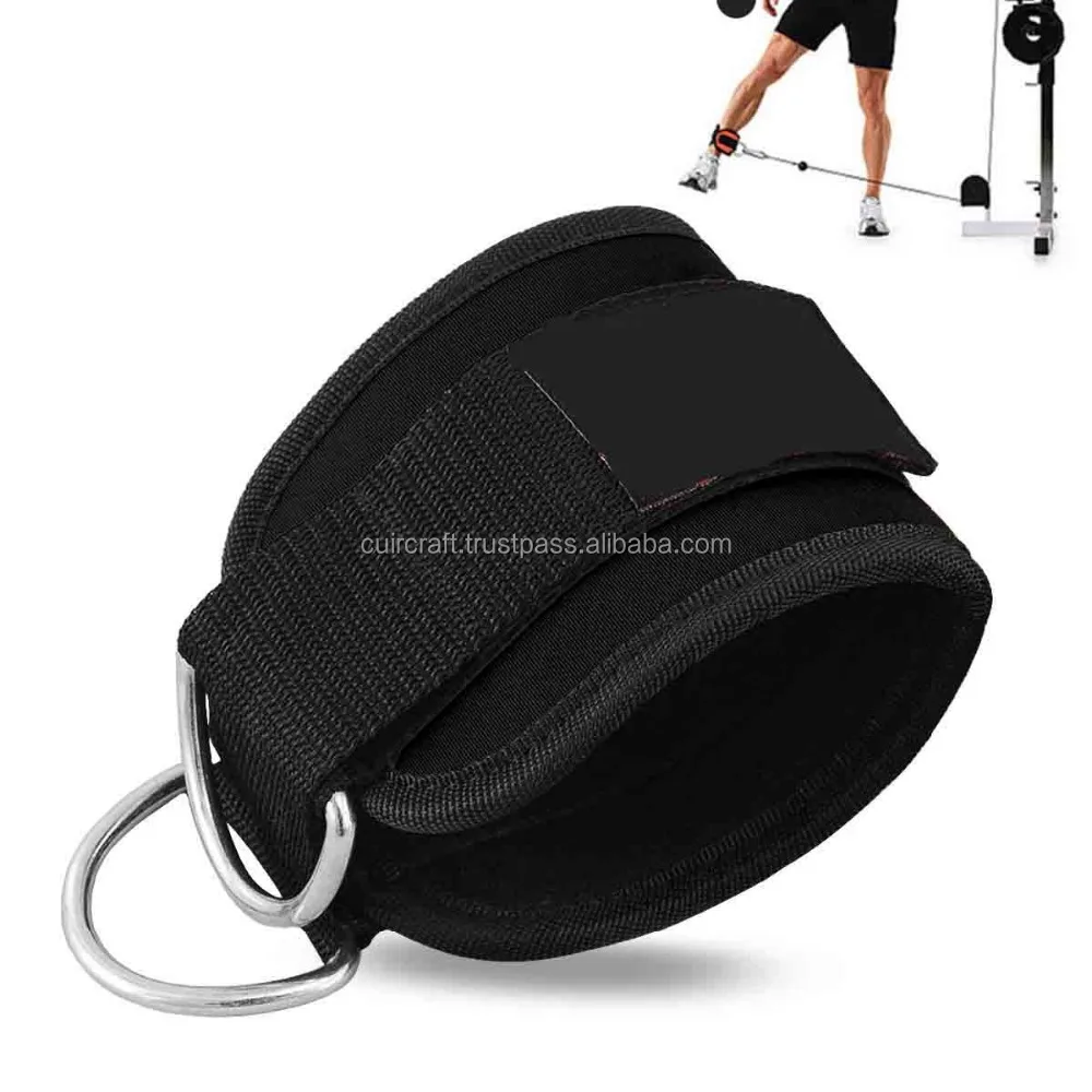 Ankle Straps For Cable Machines And Resistance Band Plus Carry Bag
