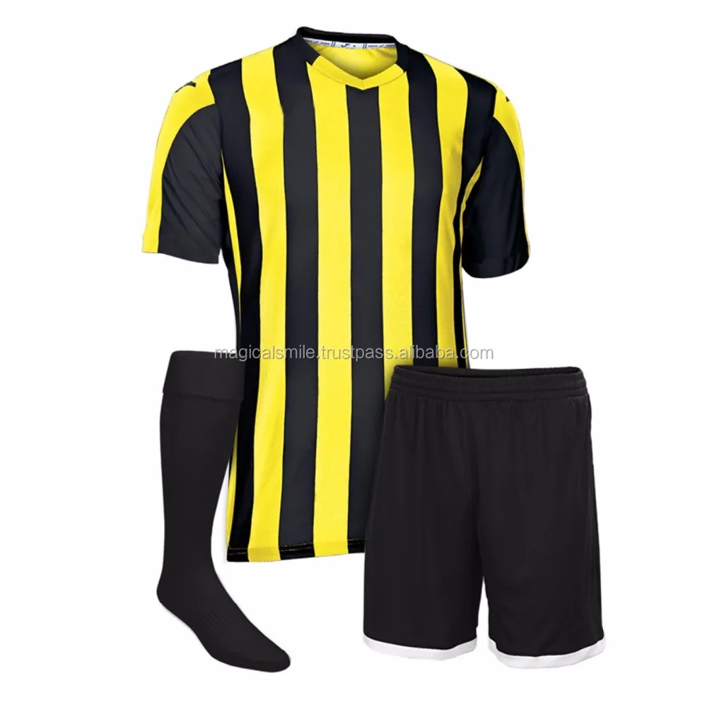 striped soccer jersey