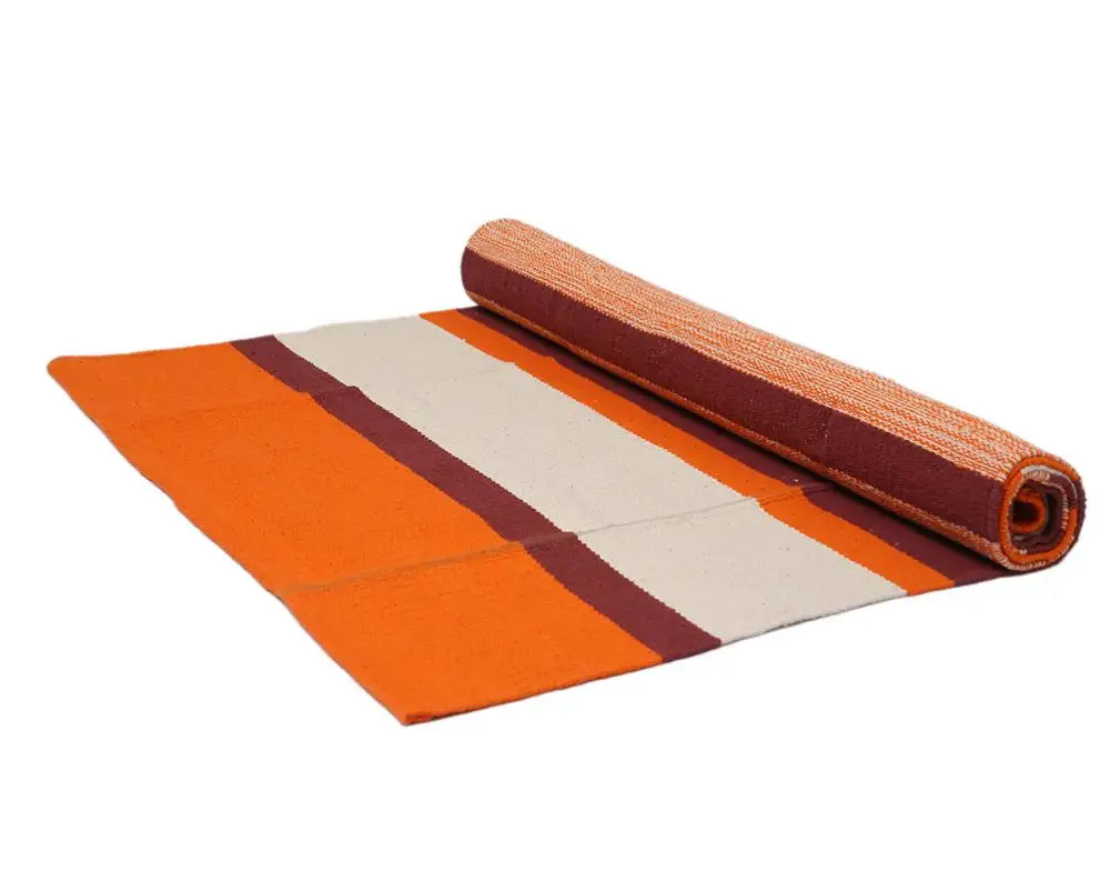 Sol Living Organic Cotton Yoga Mat Non-Slip Yoga Rug Eco-Friendly  Multi-Purpose Yoga Equipment Fitness Mat Mediation Pad 24 x 72 inches Tango  - Walmart.com - Walmart.com