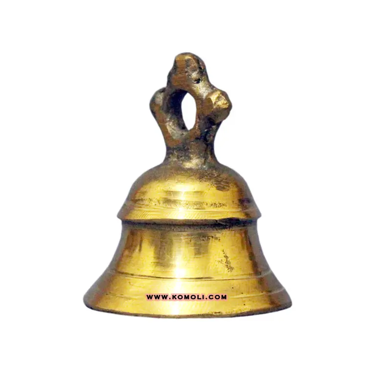 Antique Brass Bell, Large Brass Bell, Brass Temple Bell, Large