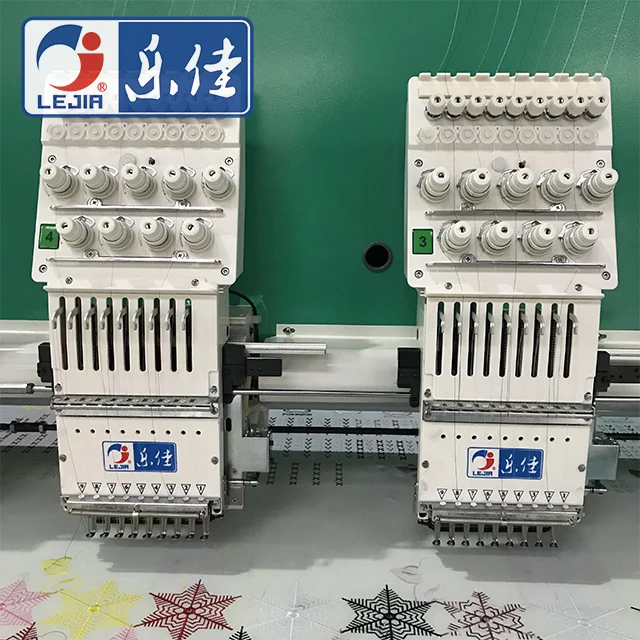 9 Needle 6 Heads Flat High Speed Embroidery Machine
