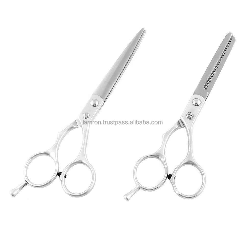 High Quality Barber Scissors Set 5.5" Stainless Steel Polish Finishing Salon Hair Cutting
