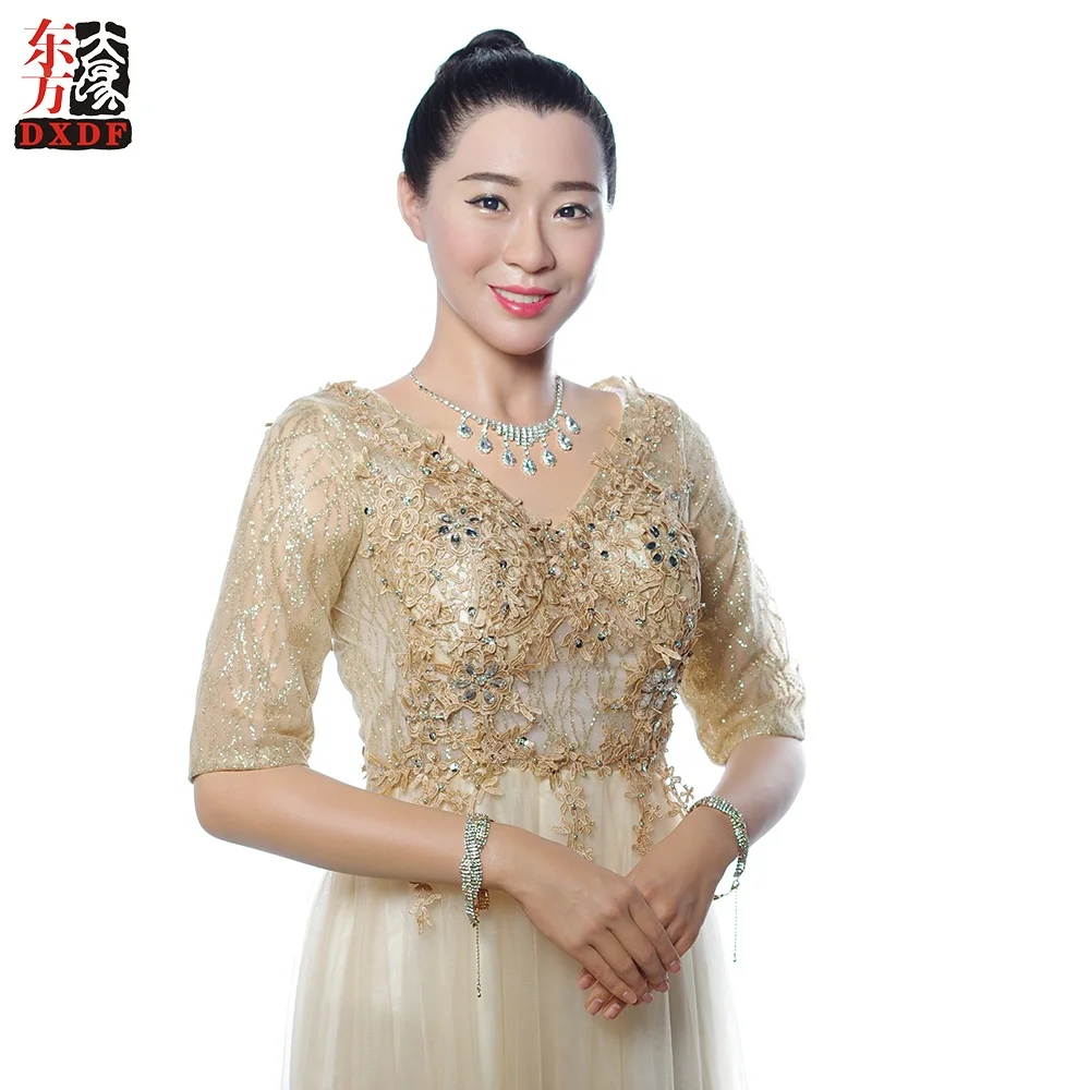 Interactivity Wax Figure Realistic Human Size Beauty Wax Robot for Hotel