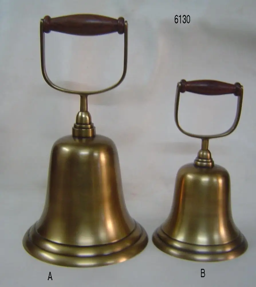 Brass Desk Bell With Wooden Base/office Call Bell Buy Brass Desk Bell
