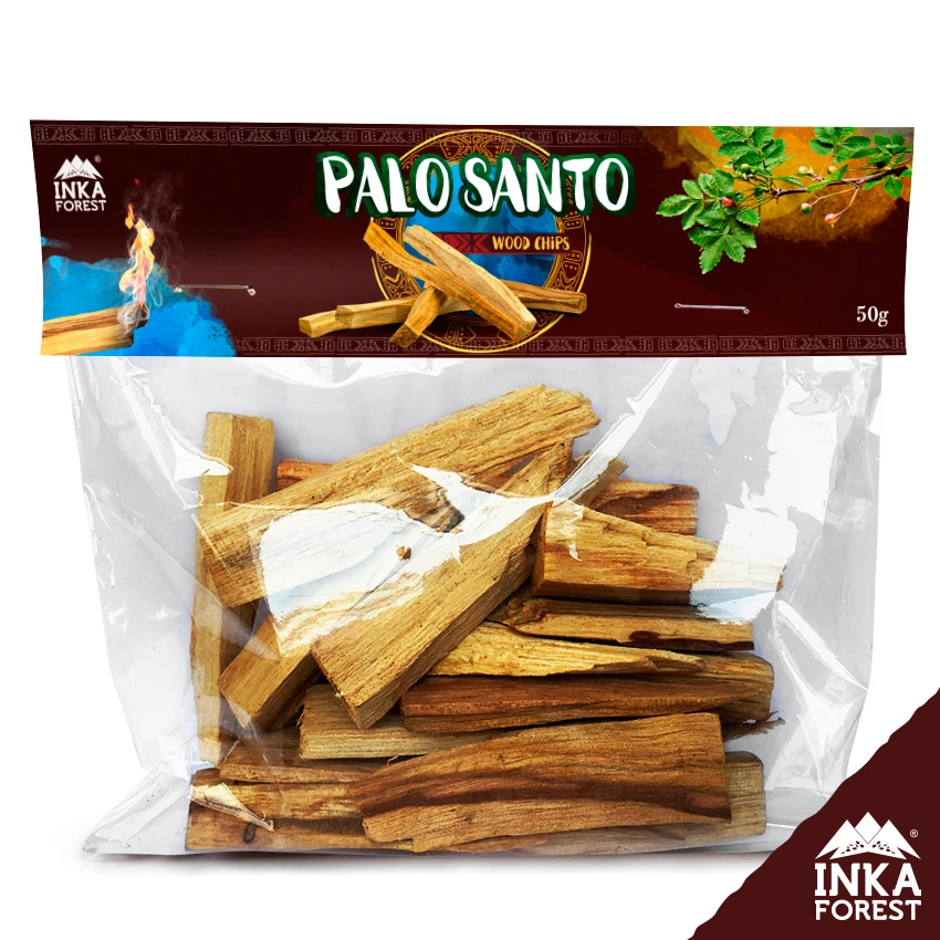 premium palo santo wood chips ( polyethylene bags of 50 gr)