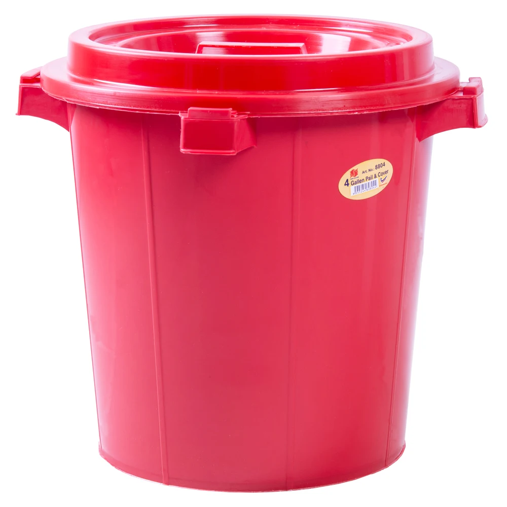 Preferred Supplier Thick Pail 4 Gallon Plastic Pail Tall Plastic Bucket ...