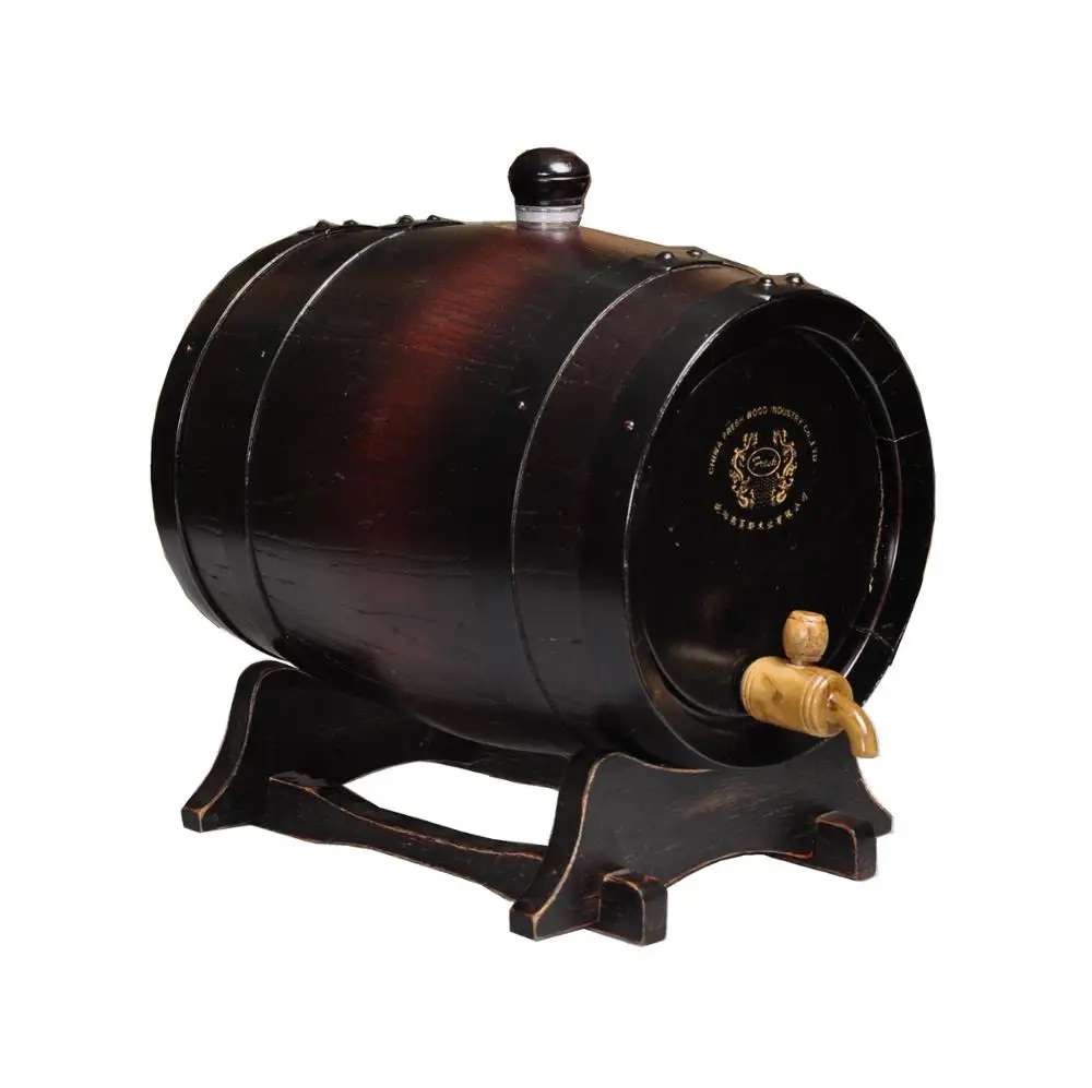 25 Liters Oak Barrel for Aging Wine Whisky Eco-friendly