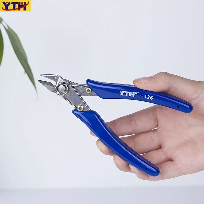 Mini Diagonal Plier Anti-slip Insulated Rubber High quality Stainless Steel Cutting Plier Side Snips Flush Pliers Nipper