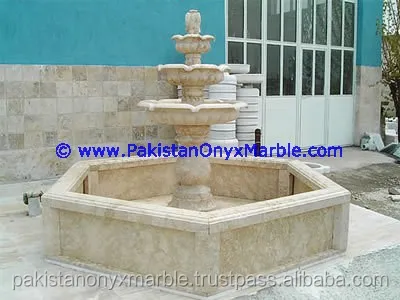 Мраморные фонтаны для использования вне помещения