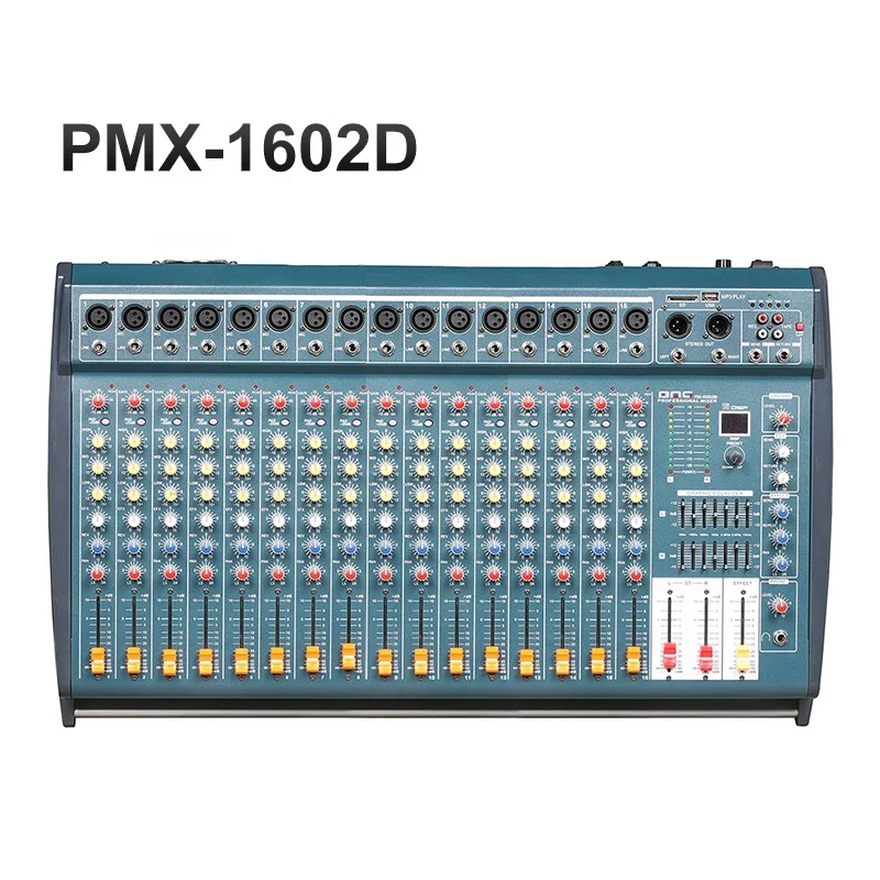 BMG PMX-802D MP3 Professional DJ Mixer - Pro Audio Equipment for