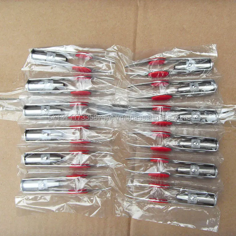 LED Light Professional Best Tweezers for Plucking Hair Slanted Tip Stainless Steel Make up HOT for Cosmetic Manicure Beauty Tool