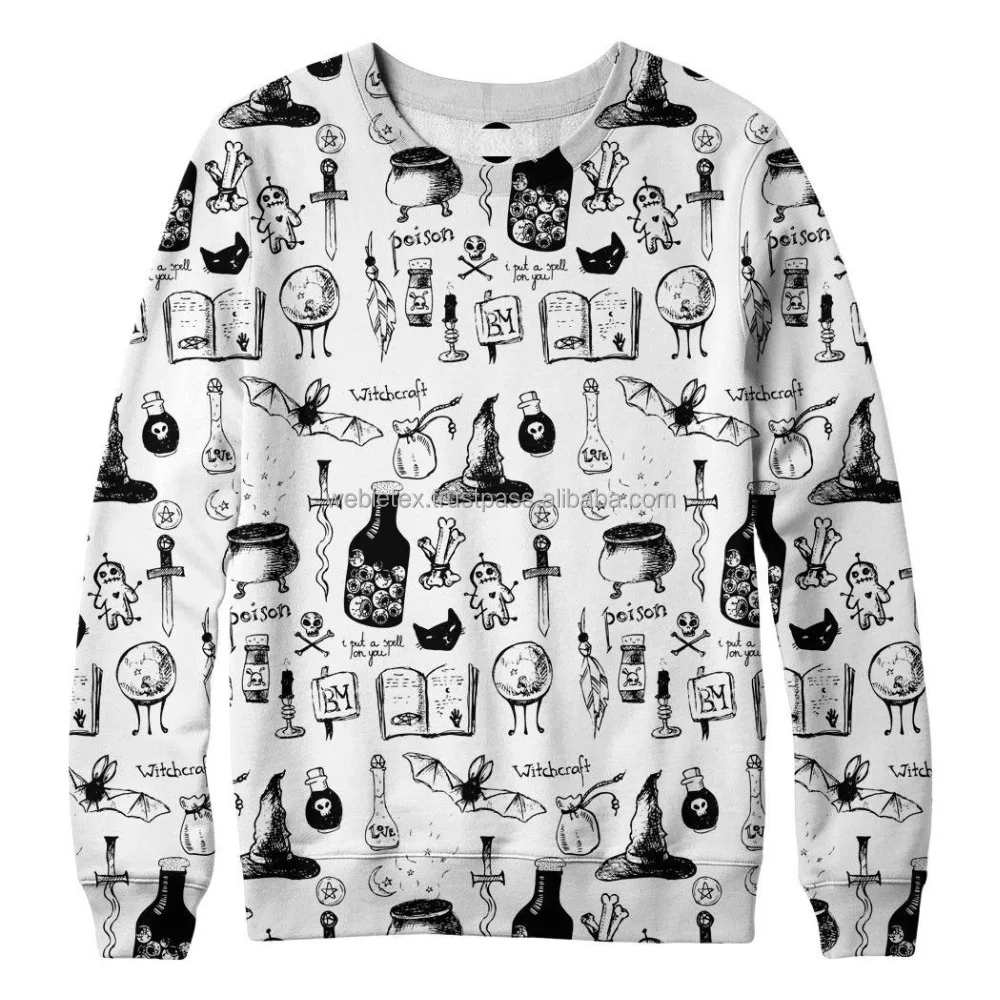 full print sweatshirt