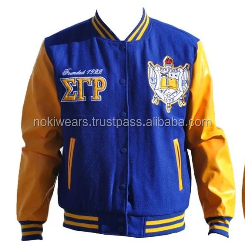 custom greek letterman jackets