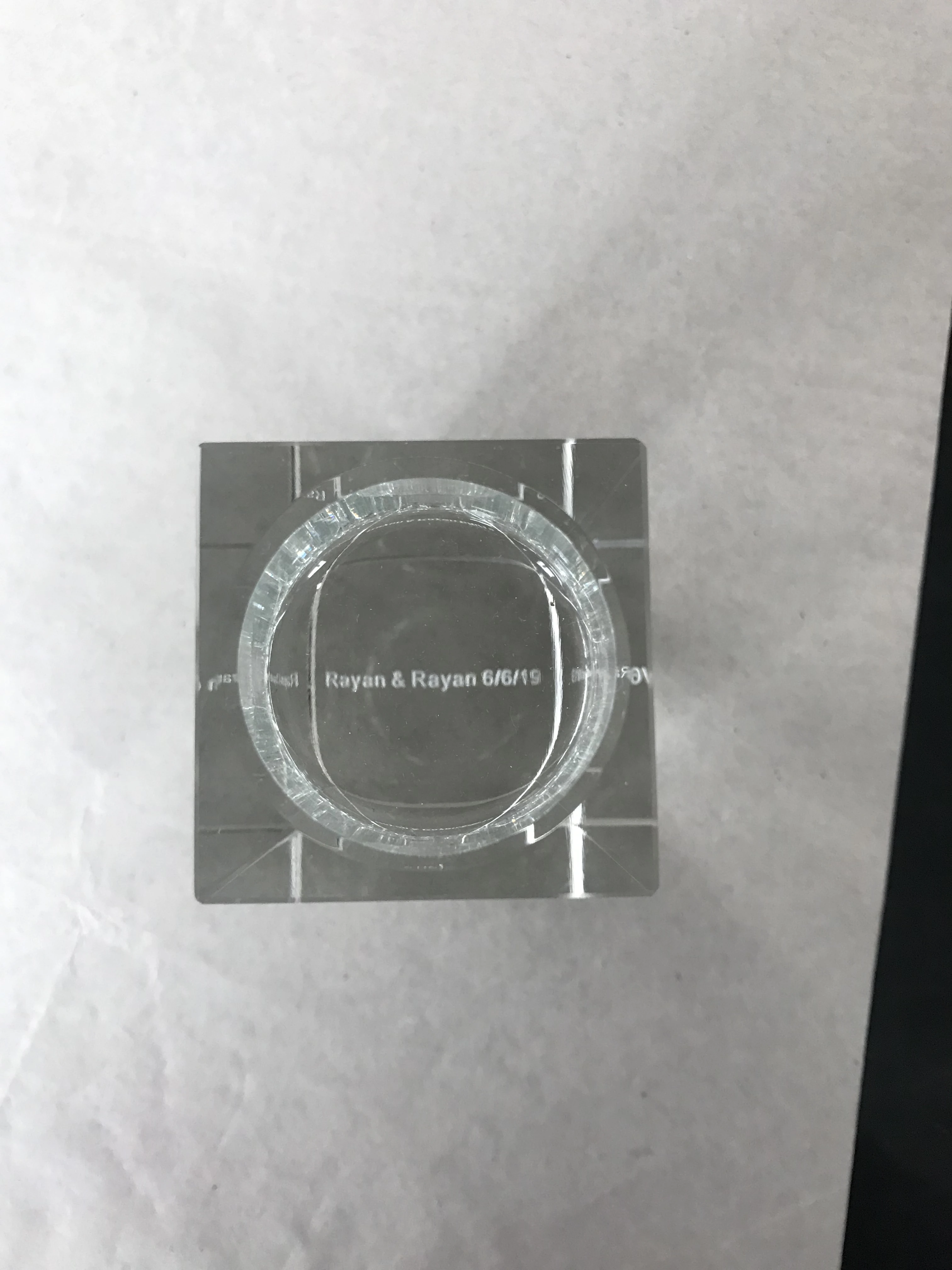 Удивительный домашний Большой Хрустальный подсвечник с именем и датой для свадьбы и юбилея