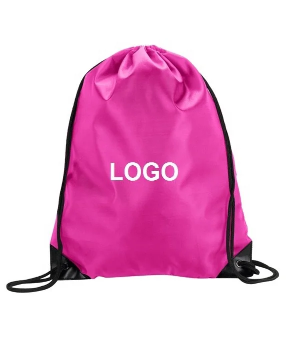 Nylon Drawstring 30cm Shop and Backpack Draw String Bags Wholesale Cheap  Custom Promotional Personalized Polyester Waterproof BD